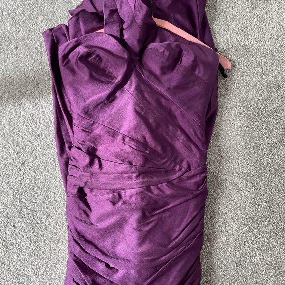 Atria gown. Color Eggplant. Size Medium - Picture 4 of 9